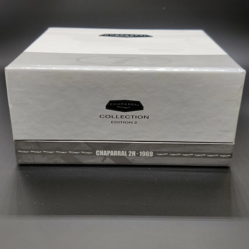 SCATOLA MINICHAMPS CHAPARRAL 2H LATTINA AM EDMONTON 1969 JOHN SURTEES 1:43 N°325 - Immagine 4 di 4