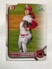 2022 Bowman CHRISTIAN ROA 1st Bowman Card RC Cincinnati REDS #BP-142