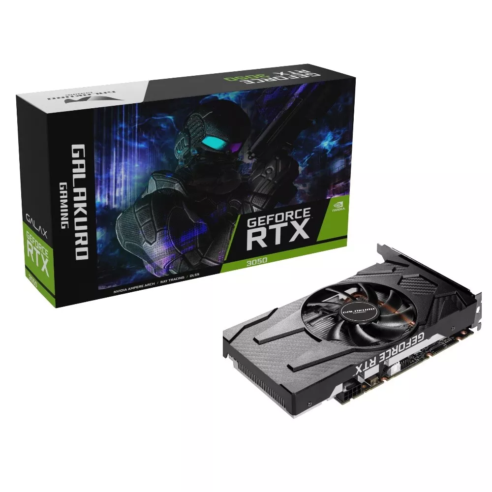 Kuroutoshikou NVIDIA GEFORCE RTX 3050 GG-RTX3050-E8GB/SF GALAKURO