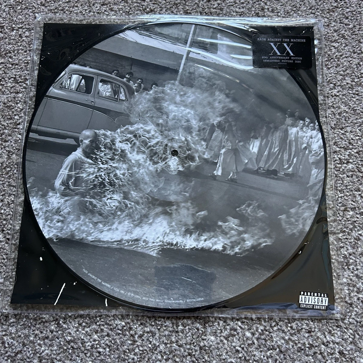 Rage Against The Machine Picture Disc 33 RPM Speed Vinyl Records