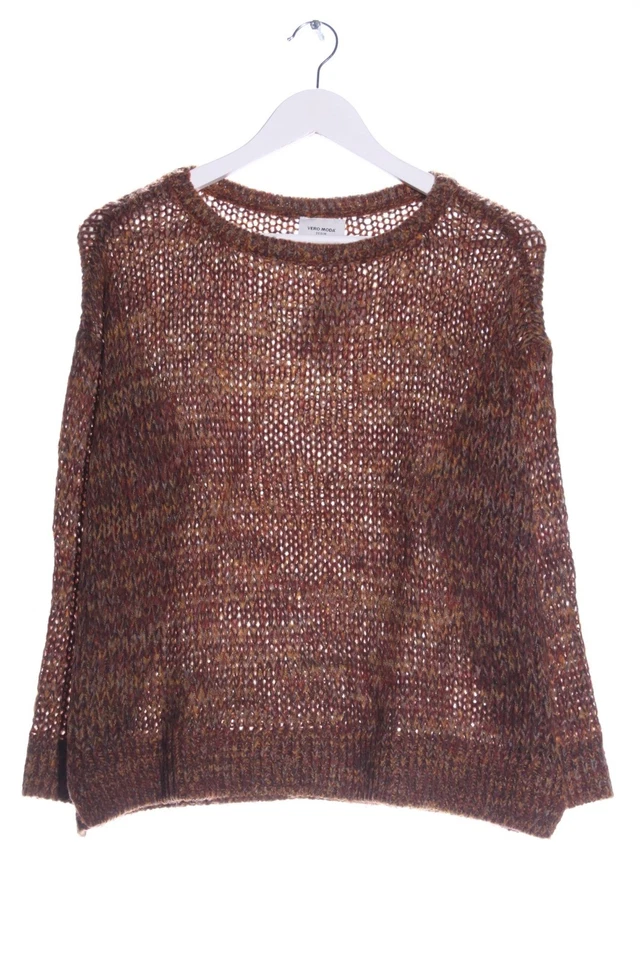 VERO MODA Jersey de cuello redondo Mujeres Jersey Talla EU 34 marrón look casual - Imagen 4 de 4