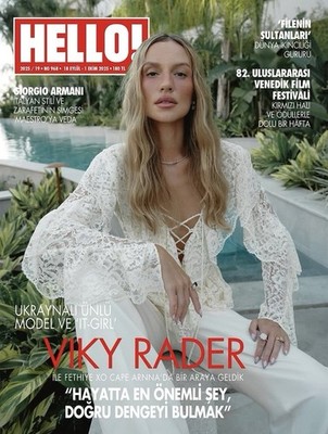 hello TR September 2025 Viky Rader - Giorgio Armani - 82nd Venice Film Festival