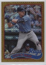 2024 Series 1 1989 Topps Chrome Silver Pack Gold Refractor 10/50 Curtis Mead 3c2