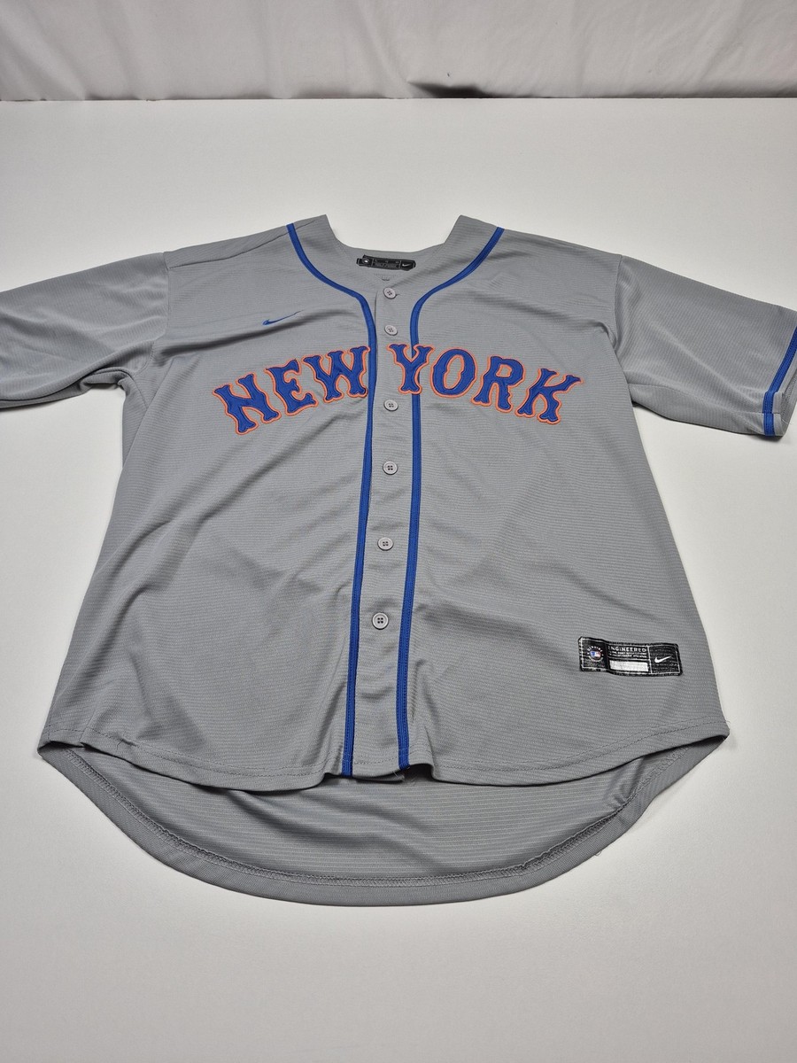 メジャー New York Mets Jersey Mens XL Gray MLB Baseball Nike Max Scherzer