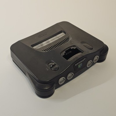 Nintendo 64 N64 Konsole Schwarz PAL nur Konsole Ersatzteile Reparatur Lesen