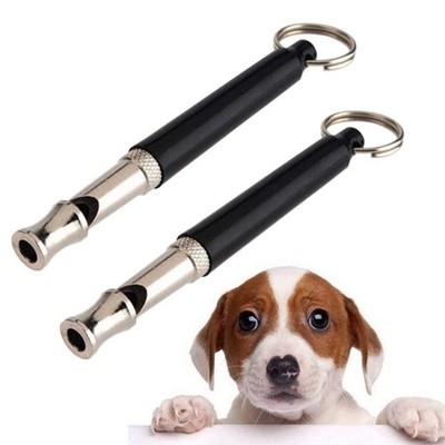 1Pcs Pet Dog Cat Training Obedience Black Whistle Ultrasonic Supersonic Sound Pi