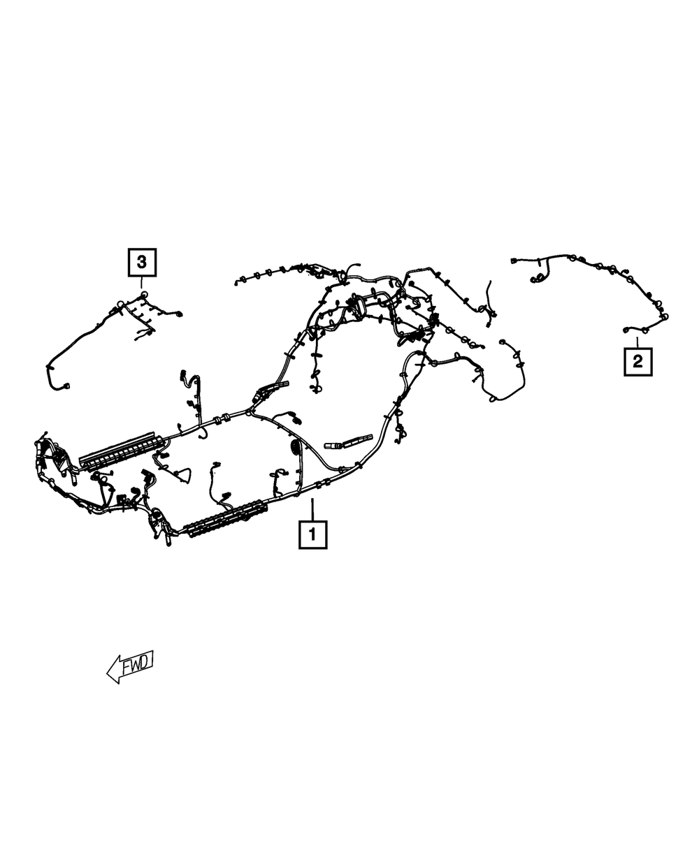 Genuine Mopar Unified Body Wiring 68239203AC