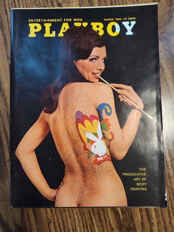 1968 PLAYBOY; body painting, Capote, BARBARELLA Jane Fonda, R Shankar - Complete