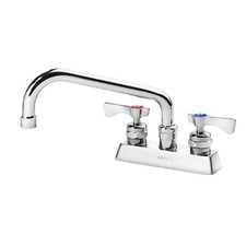 Krowne 15308L 4 in Deck Mount Heavy Duty Royal Series Faucet w/ 8 in