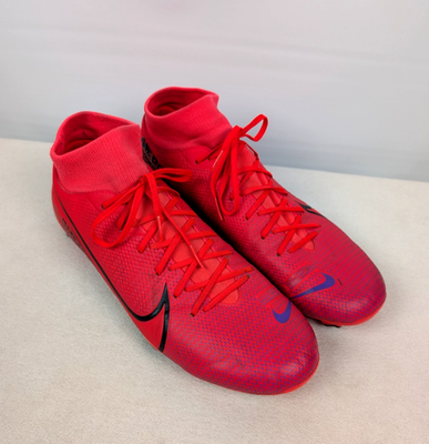 NIKE Mercurial Superfly 7 Academy MG Laser Crimson Cleats  display picture 3