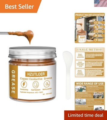 Versatile 100G Copper Conductive Paste - High-Temp Grease for Electrical Safety