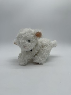Garanimals White Lamb 10'' Plush Sheep Brown Bow Collar Stuffed Animal Toy 2015
