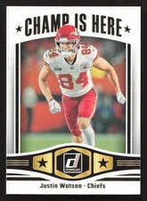 2023 Donruss Justin Watson Champ is Here #CIH-19 Card