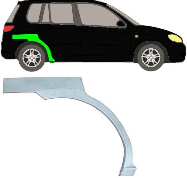 Radlauf FüR Mazda 2 2003 - 2007 Rechts-image