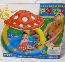 The Wet Set Intex Shaded Baby Mushroom Pool N...