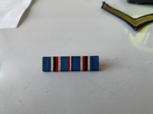 Original WW II 2 US Army American Campaign Theater of Operations Pin Bar Medal