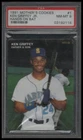 1991 Mother's Cookies Ken Griffey Father & Son #1 Ken Griffey Jr. PSA 8