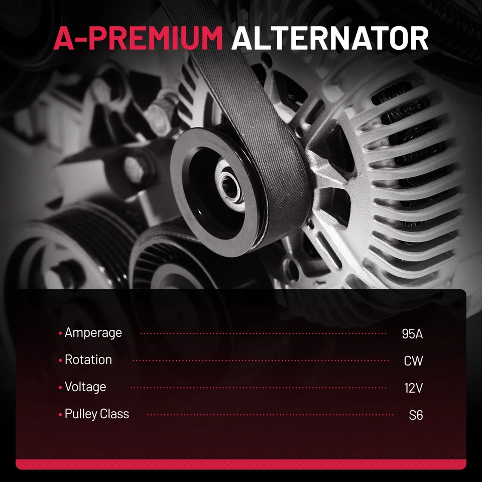 New Alternator For Ford F-150 F-250 F-350 Ranger 1996-2005 F07F10300AA F07FAA - Image 3 of 4