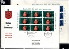 /// GUERNSEY 1976 - 2 FDC - CEPT - ART, VESSELS