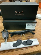 M9 Pro Smart Glasses, Bluetooth Sunglasses w/Built-in Mic Black NEW