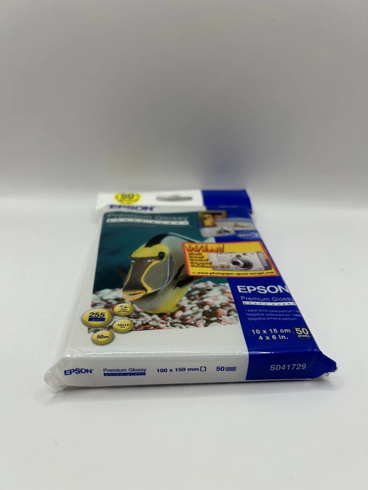 1x Epson Premium Glossy Photo Paper 6x4" (15x10cm) 50 Sheets S041729 - Image 3 of 4