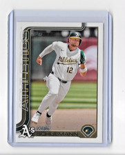2025 TOPPS SERIES ONE MAX SCHUEMANN BASE CARD - CARD #305 - OAKLAND ATHLETICS