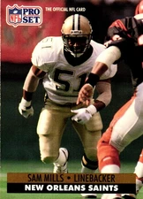 1991 Pro Set #592 Sam Mills