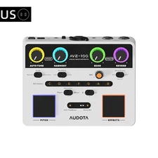 AUDOTA Vocal Processor Multi-effects Harmony Reverb Delay Pitch Correction, US