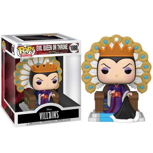 Disney Blancanieves: Evil Queen On Throne Deluxe Funko Pop! Vinilo