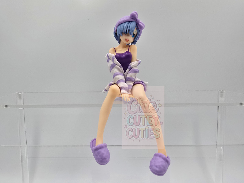 REZ002 - FURYU Re:Zero RE ZERO Rem PURPLE HOUSE WEAR Figure Noodle Stopper