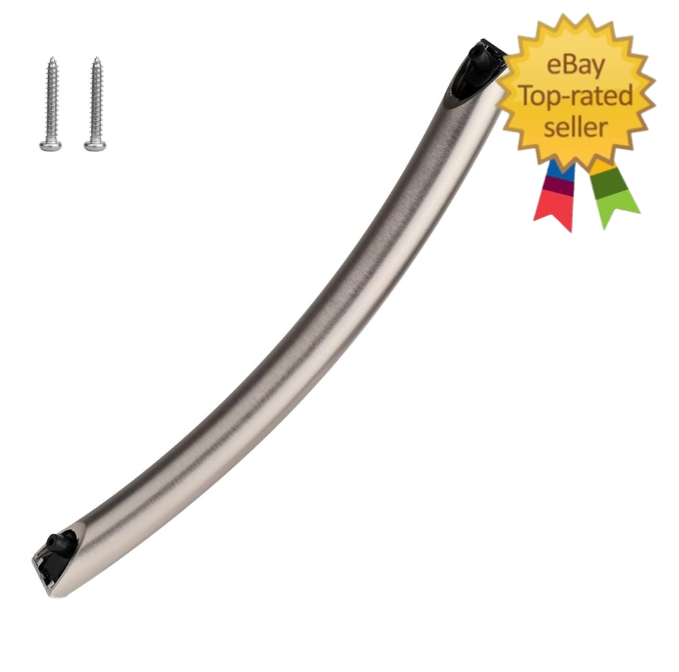 Microwave Door Handle DE94-04313F for Samsung ME16A4021AS with Screws