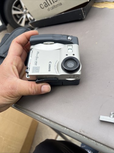 Vintage Canon Powershot 350 (1997) Digital Point & Shoot Camera -Repair - Picture 13 of 19