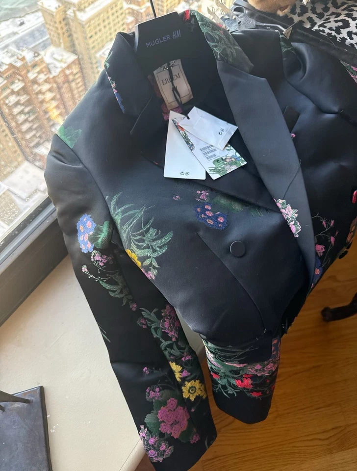 SOLD OUT Erdem X H&M Collab Floral Embroidered Blazer - Image 3 of 4