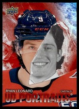 2025-26 Upper Deck Red UD Portraits Ryan Leonard /199 Capitals #P-59 C79