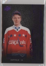 2018-19 SPx UD Black Lustrous Rookies Purple /25 Ilya Samsonov #LR-IS 0c3