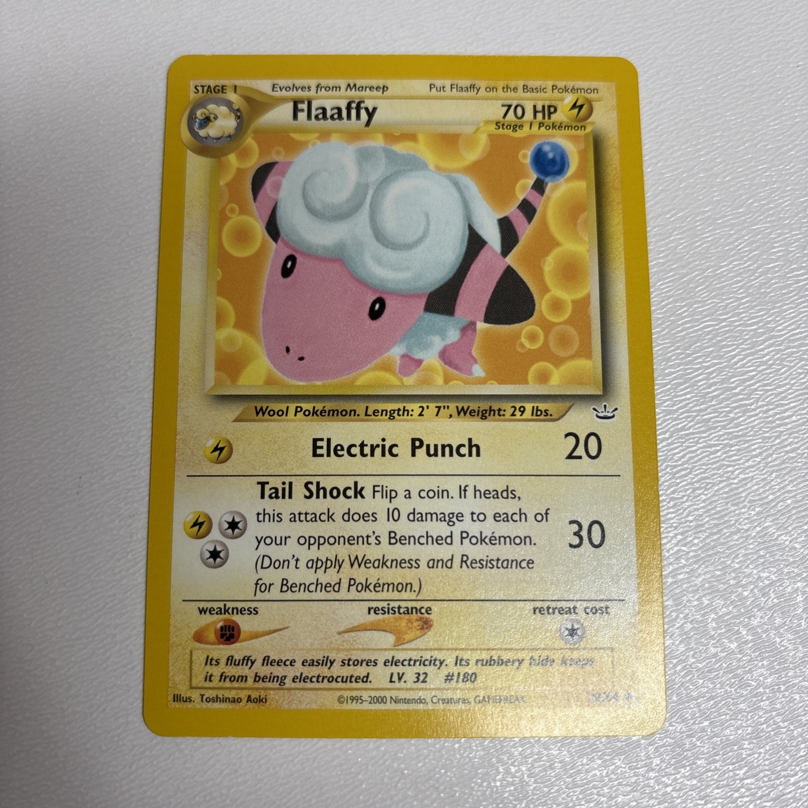 Flaaffy 28/64 Neo Revelation Pokemon Card NM