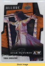 2022 Allure AEW Star Futures Orange Slice Die-Cut Yuka Sakazaki #146 READ 11q6