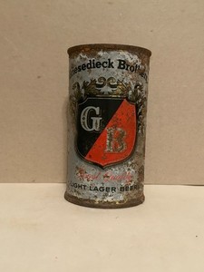 Griesedieck Brothers Flat Top Can, Griesedieck Bros. Brewery, St Louis, MO