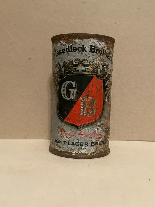 Griesedieck Brothers Flat Top Can, Griesedieck Bros. Brewery, St Louis, MO