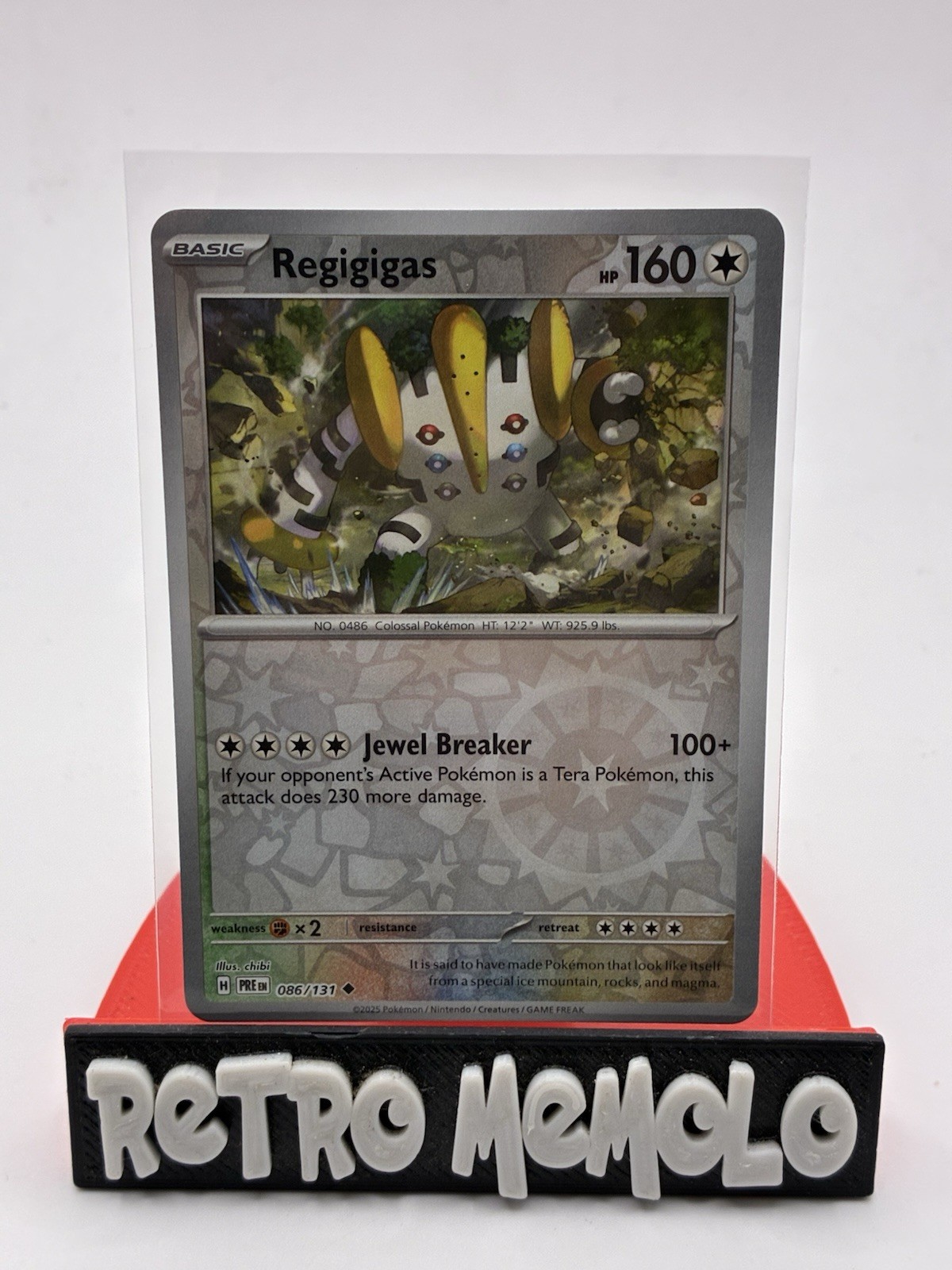 Regigigas 086/131 - Reverse Holo - Prismatic Evolutions - Pokémon TCG - NM