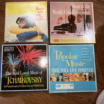 Lot of 4 Vinyl Box Sets   Classical & Easy Listening   Mixed Collection