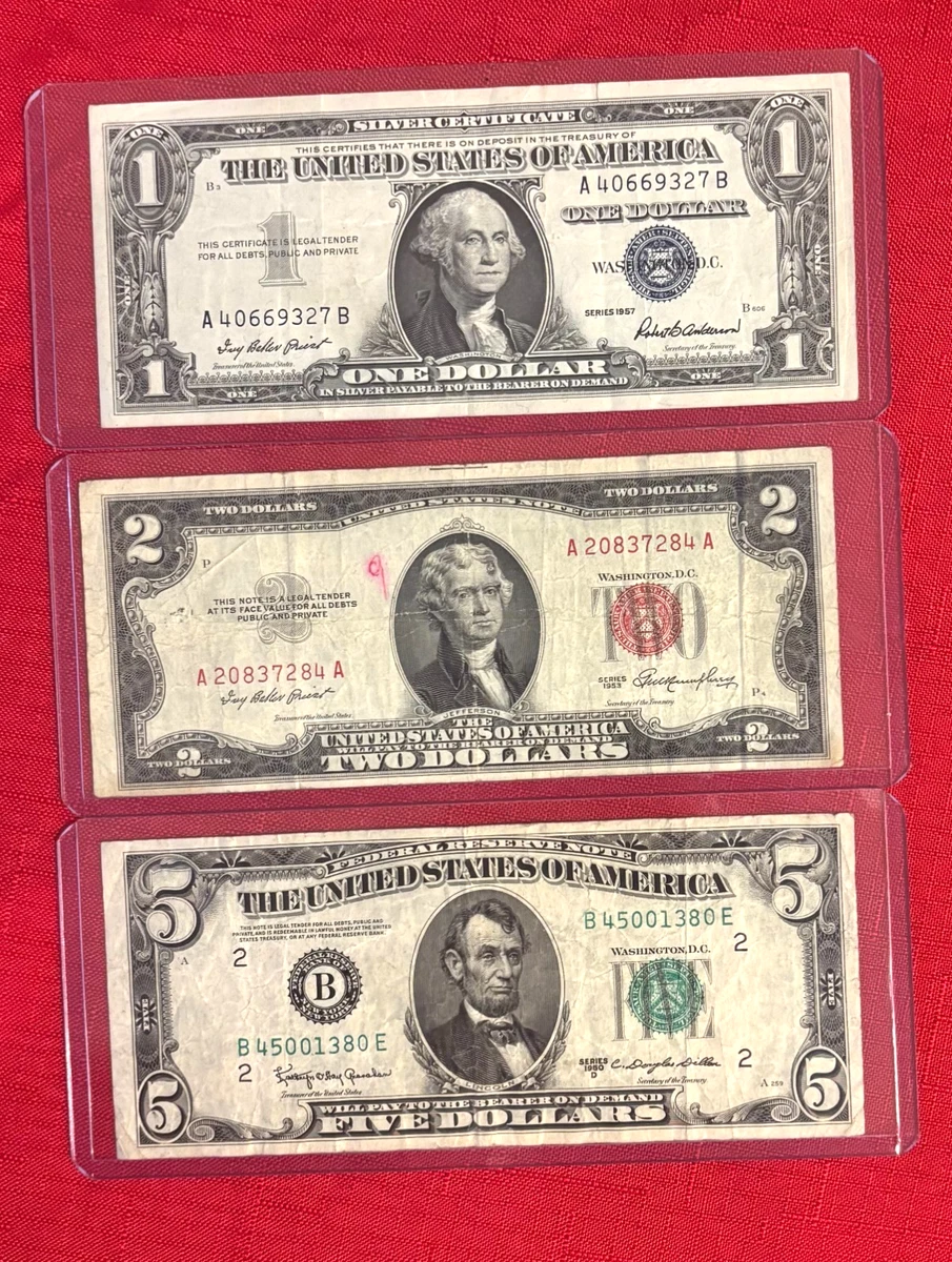 25+ US Small Silver Certificates 1957 $2 for sale | Updated Oct 2026