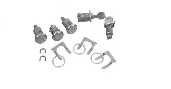 1963 Impala Biscayne Chevy Ignition Door Trunk Glove lock set keys new - Image 2 of 4