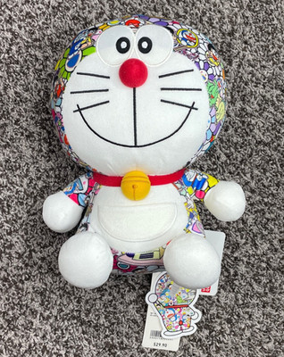 Doraemon x Takashi Murakami x Uniqlo Limited Edition Plush Doll Toy NEW W TAGS