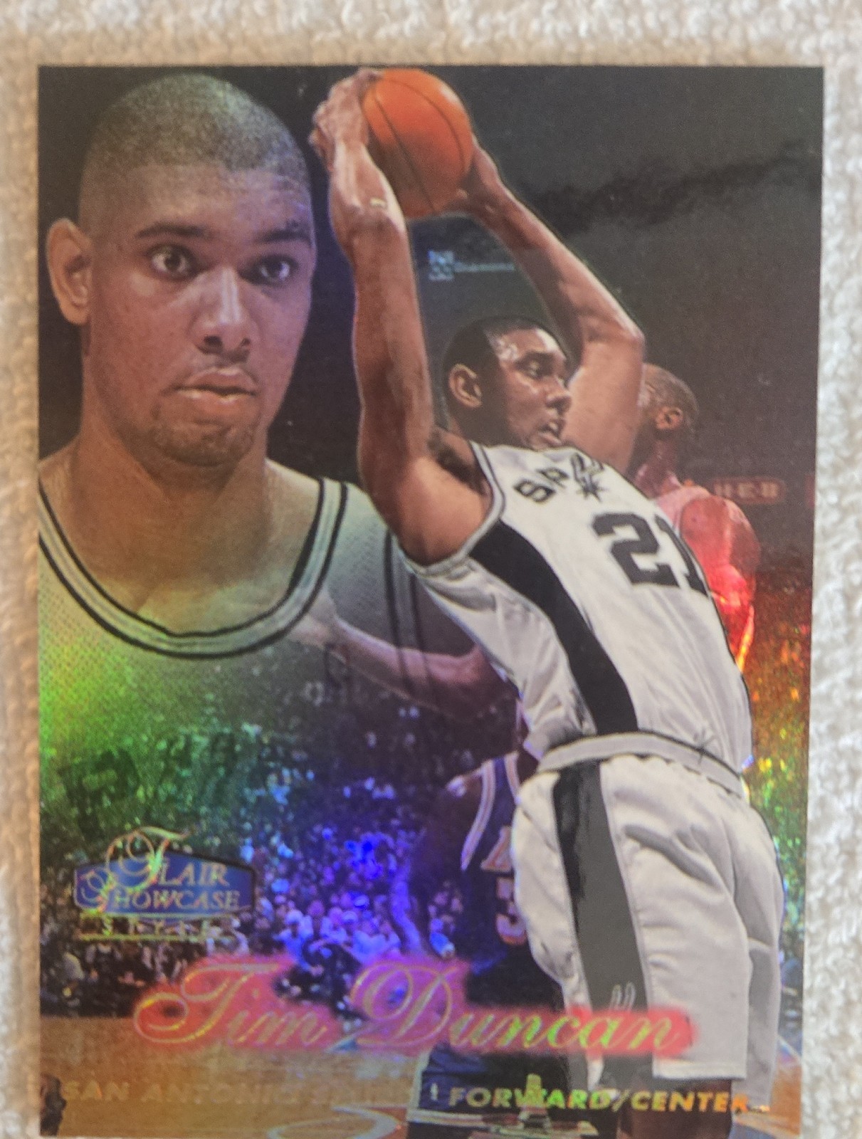 1997-98 Flair Showcase - Tim Duncan #5 Row 2 (RC)
