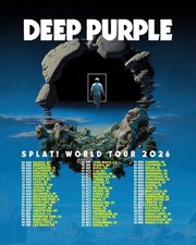 Deep Purple Splat World Tour 2026 Poster