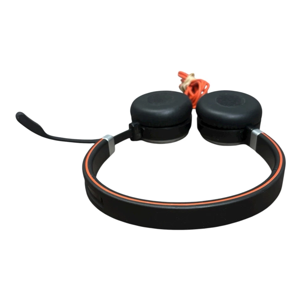 Jabra Evolve 40 Wired Stereo USB Headset HSC017 W/  2 Controller ENC010 Works - Image 2 of 4