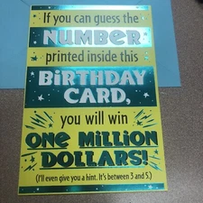 Happy Birthday Funny Friend Dad Brother Son Uncle 5” x 7” Hallmark Greeting Card