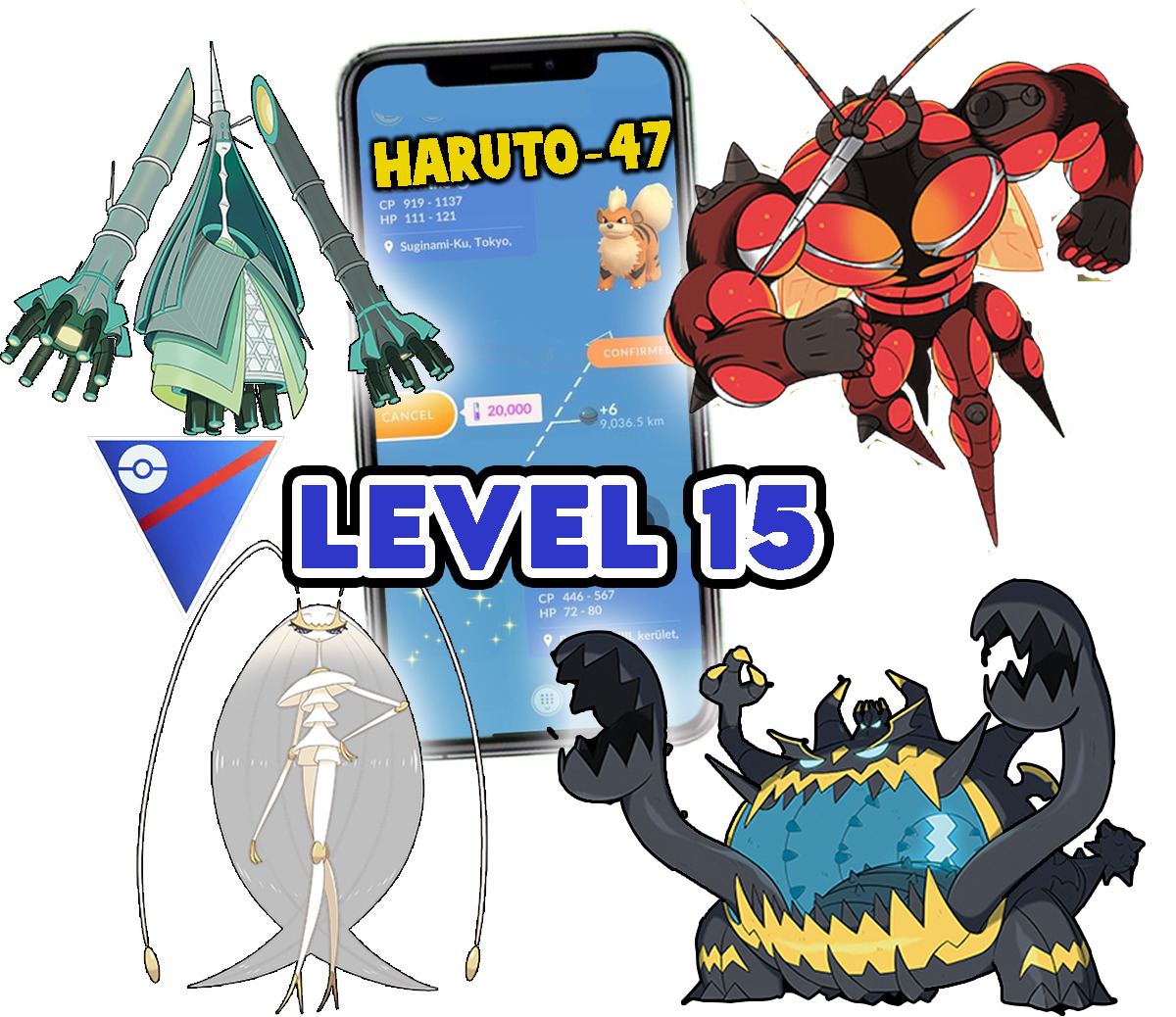 Pokemon Ultra Beasts Buzzwole, Celesteela, Guzzlord - Registered