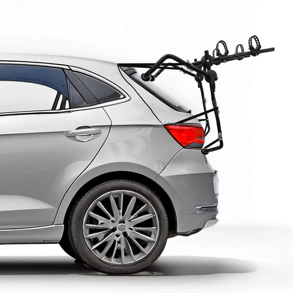 PORTABICI UNIVERSALE POSTERIORE DA AUTO PER TRASPORTO DI BICI MOUNTAIN BIKE - Immagine 4 di 4
